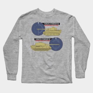 Tigers...Sights...Flashback of a German tanker Long Sleeve T-Shirt